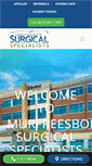 Mobile Screenshot of murfreesborosurgical.com